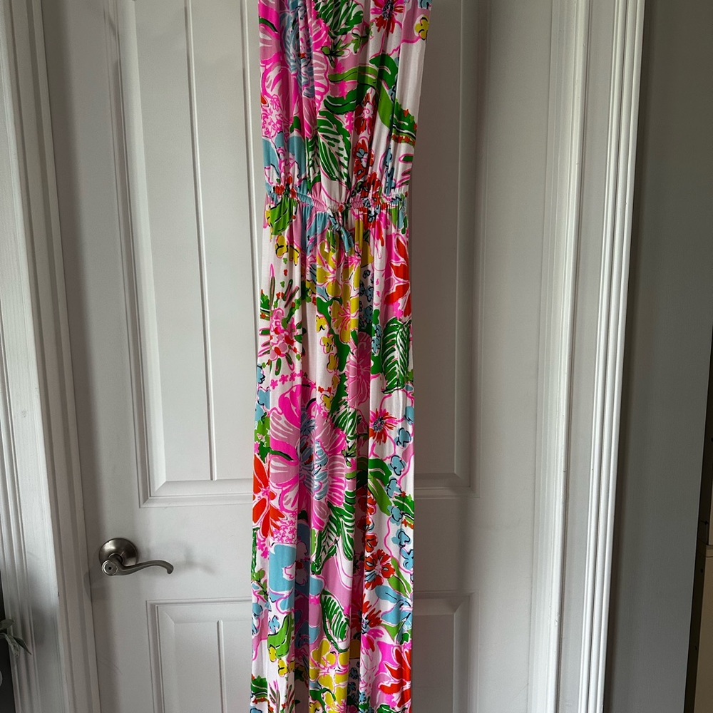 Lilly Pulitzer for Target Pink Tropical Floral Maxi Dress